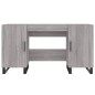 vidaXL Escritorio madera de ingeniería gris Sonoma 140x50x75 cm vidaXL Escritorio madera de ingeniería gris Sonoma 140x50x75 cm