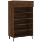 vidaXL Zapatero madera de ingeniería roble marrón 60x35x105 cm vidaXL Zapatero madera de ingeniería roble marrón 60x35x105 cm
