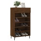 vidaXL Zapatero madera de ingeniería roble marrón 60x35x105 cm vidaXL Zapatero madera de ingeniería roble marrón 60x35x105 cm