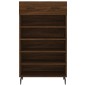 vidaXL Zapatero madera de ingeniería roble marrón 60x35x105 cm vidaXL Zapatero madera de ingeniería roble marrón 60x35x105 cm