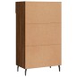 vidaXL Zapatero madera de ingeniería roble marrón 60x35x105 cm vidaXL Zapatero madera de ingeniería roble marrón 60x35x105 cm