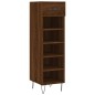 vidaXL Zapatero madera de ingeniería roble marrón 30x35x105 cm vidaXL Zapatero madera de ingeniería roble marrón 30x35x105 cm