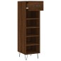 vidaXL Zapatero madera de ingeniería roble marrón 30x35x105 cm vidaXL Zapatero madera de ingeniería roble marrón 30x35x105 cm