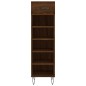 vidaXL Zapatero madera de ingeniería roble marrón 30x35x105 cm vidaXL Zapatero madera de ingeniería roble marrón 30x35x105 cm