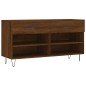 vidaXL Banco zapatero madera de ingeniería marrón roble 102x35x55 cm vidaXL Banco zapatero madera de ingeniería marrón roble 102x35x55 cm