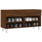 vidaXL Banco zapatero madera de ingeniería marrón roble 102x35x55 cm vidaXL Banco zapatero madera de ingeniería marrón roble 102x35x55 cm
