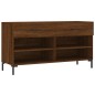 vidaXL Banco zapatero madera de ingeniería marrón roble 102x35x55 cm vidaXL Banco zapatero madera de ingeniería marrón roble 102x35x55 cm