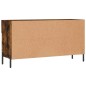 vidaXL Banco zapatero madera de ingeniería roble ahumado 102x35x55 cm vidaXL Banco zapatero madera de ingeniería roble ahumado 102x35x55 cm