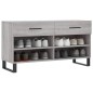 vidaXL Banco zapatero madera de ingeniería gris Sonoma 102x35x55 cm vidaXL Banco zapatero madera de ingeniería gris Sonoma 102x35x55 cm