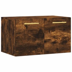 vidaXL Armario de pared madera ingeniería roble ahumado 60x36,5x35 cm