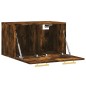 vidaXL Armario de pared madera ingeniería roble ahumado 60x36,5x35 cm vidaXL Armario de pared madera ingeniería roble ahumado 60x36,5x35 cm
