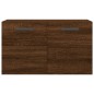 vidaXL Armario de pared madera ingeniería marrón roble 60x36,5x35 cm vidaXL Armario de pared madera ingeniería marrón roble 60x36,5x35 cm