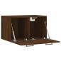 vidaXL Armario de pared madera ingeniería marrón roble 60x36,5x35 cm vidaXL Armario de pared madera ingeniería marrón roble 60x36,5x35 cm