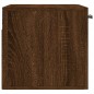 vidaXL Armario de pared madera ingeniería marrón roble 60x36,5x35 cm vidaXL Armario de pared madera ingeniería marrón roble 60x36,5x35 cm