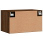 vidaXL Armario de pared madera ingeniería marrón roble 60x36,5x35 cm vidaXL Armario de pared madera ingeniería marrón roble 60x36,5x35 cm