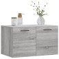 vidaXL Armario de pared madera de ingeniería gris Sonoma 60x36,5x35 cm vidaXL Armario de pared madera de ingeniería gris Sonoma 60x36,5x35 cm