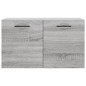 vidaXL Armario de pared madera de ingeniería gris Sonoma 60x36,5x35 cm vidaXL Armario de pared madera de ingeniería gris Sonoma 60x36,5x35 cm