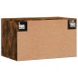 vidaXL Armario de pared madera ingeniería roble ahumado 60x36,5x35 cm vidaXL Armario de pared madera ingeniería roble ahumado 60x36,5x35 cm