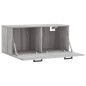 vidaXL Armario de pared madera de ingeniería gris Sonoma 80x36,5x35 cm vidaXL Armario de pared madera de ingeniería gris Sonoma 80x36,5x35 cm
