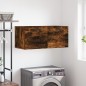 vidaXL Armario de pared madera ingeniería roble ahumado 80x36,5x35 cm vidaXL Armario de pared madera ingeniería roble ahumado 80x36,5x35 cm