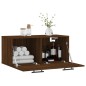 vidaXL Armario de pared madera ingeniería marrón roble 80x36,5x35 cm vidaXL Armario de pared madera ingeniería marrón roble 80x36,5x35 cm