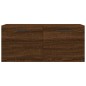vidaXL Armario de pared madera ingeniería marrón roble 80x36,5x35 cm vidaXL Armario de pared madera ingeniería marrón roble 80x36,5x35 cm