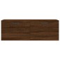 vidaXL Armario de pared madera ingeniería marrón roble 100x36,5x35 cm vidaXL Armario de pared madera ingeniería marrón roble 100x36,5x35 cm