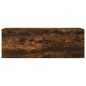 vidaXL Armario de pared madera ingeniería roble ahumado 100x36,5x35 cm vidaXL Armario de pared madera ingeniería roble ahumado 100x36,5x35 cm