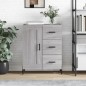 vidaXL Aparador de madera de ingeniería gris Sonoma 69,5x34x90 cm vidaXL Aparador de madera de ingeniería gris Sonoma 69,5x34x90 cm