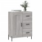 vidaXL Aparador de madera de ingeniería gris Sonoma 69,5x34x90 cm vidaXL Aparador de madera de ingeniería gris Sonoma 69,5x34x90 cm