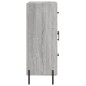 vidaXL Aparador de madera de ingeniería gris Sonoma 69,5x34x90 cm vidaXL Aparador de madera de ingeniería gris Sonoma 69,5x34x90 cm