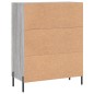 vidaXL Aparador de madera de ingeniería gris Sonoma 69,5x34x90 cm vidaXL Aparador de madera de ingeniería gris Sonoma 69,5x34x90 cm