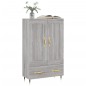 vidaXL Aparador alto madera de ingeniería gris Sonoma 69,5x31x115 cm vidaXL Aparador alto madera de ingeniería gris Sonoma 69,5x31x115 cm
