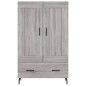 vidaXL Aparador alto madera de ingeniería gris Sonoma 69,5x31x115 cm vidaXL Aparador alto madera de ingeniería gris Sonoma 69,5x31x115 cm