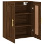 vidaXL Armario de pared madera ingeniería roble marrón 69,5x34x90 cm vidaXL Armario de pared madera ingeniería roble marrón 69,5x34x90 cm
