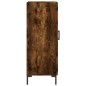 vidaXL Aparador madera de ingeniería roble ahumado 34,5x34x90 cm vidaXL Aparador madera de ingeniería roble ahumado 34,5x34x90 cm