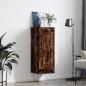 vidaXL Armario de pared madera ingeniería roble ahumado 34,5x34x90 cm vidaXL Armario de pared madera ingeniería roble ahumado 34,5x34x90 cm
