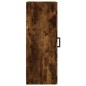 vidaXL Armario de pared madera ingeniería roble ahumado 34,5x34x90 cm vidaXL Armario de pared madera ingeniería roble ahumado 34,5x34x90 cm