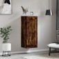 vidaXL Armario de pared madera ingeniería roble ahumado 34,5x34x90 cm vidaXL Armario de pared madera ingeniería roble ahumado 34,5x34x90 cm