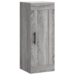 vidaXL Armario de pared madera de ingeniería gris Sonoma 34,5x34x90 cm