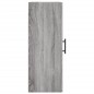 vidaXL Armario de pared madera de ingeniería gris Sonoma 34,5x34x90 cm