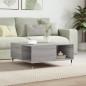 vidaXL Mesa de centro madera contrachapada gris Sonoma 80x80x36,5 cm vidaXL Mesa de centro madera contrachapada gris Sonoma 80x80x36,5 cm