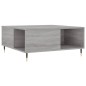 vidaXL Mesa de centro madera contrachapada gris Sonoma 80x80x36,5 cm vidaXL Mesa de centro madera contrachapada gris Sonoma 80x80x36,5 cm