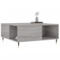 vidaXL Mesa de centro madera contrachapada gris Sonoma 80x80x36,5 cm vidaXL Mesa de centro madera contrachapada gris Sonoma 80x80x36,5 cm