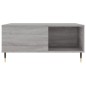 vidaXL Mesa de centro madera contrachapada gris Sonoma 80x80x36,5 cm vidaXL Mesa de centro madera contrachapada gris Sonoma 80x80x36,5 cm