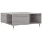 vidaXL Mesa de centro madera contrachapada gris Sonoma 80x80x36,5 cm vidaXL Mesa de centro madera contrachapada gris Sonoma 80x80x36,5 cm