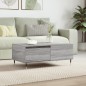 vidaXL Mesa de centro madera contrachapada gris Sonoma 90x50x36,5 cm vidaXL Mesa de centro madera contrachapada gris Sonoma 90x50x36,5 cm