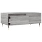 vidaXL Mesa de centro madera contrachapada gris Sonoma 90x50x36,5 cm vidaXL Mesa de centro madera contrachapada gris Sonoma 90x50x36,5 cm