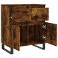 vidaXL Aparador madera contrachapada color roble ahumado 60x35x70 cm vidaXL Aparador madera contrachapada color roble ahumado 60x35x70 cm