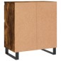 vidaXL Aparador madera contrachapada color roble ahumado 60x35x70 cm vidaXL Aparador madera contrachapada color roble ahumado 60x35x70 cm